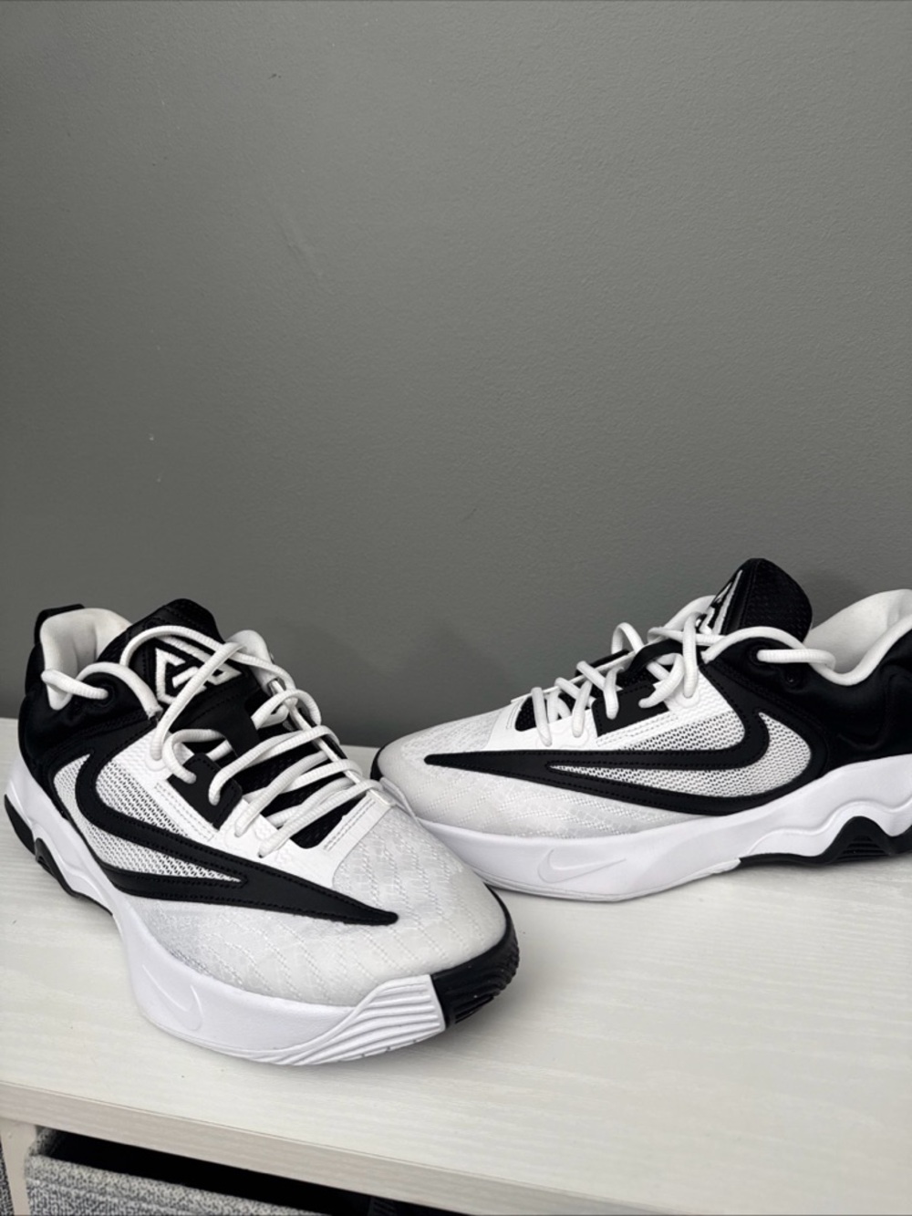 Nike Giannis immortality 3 Men's Black/White Low-Top Athletic Sneakers-Test worn
